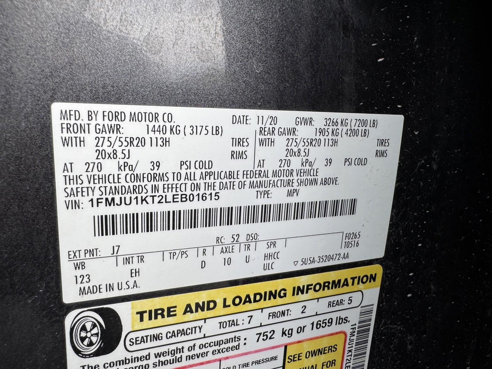 2020 Ford Expedition Limited