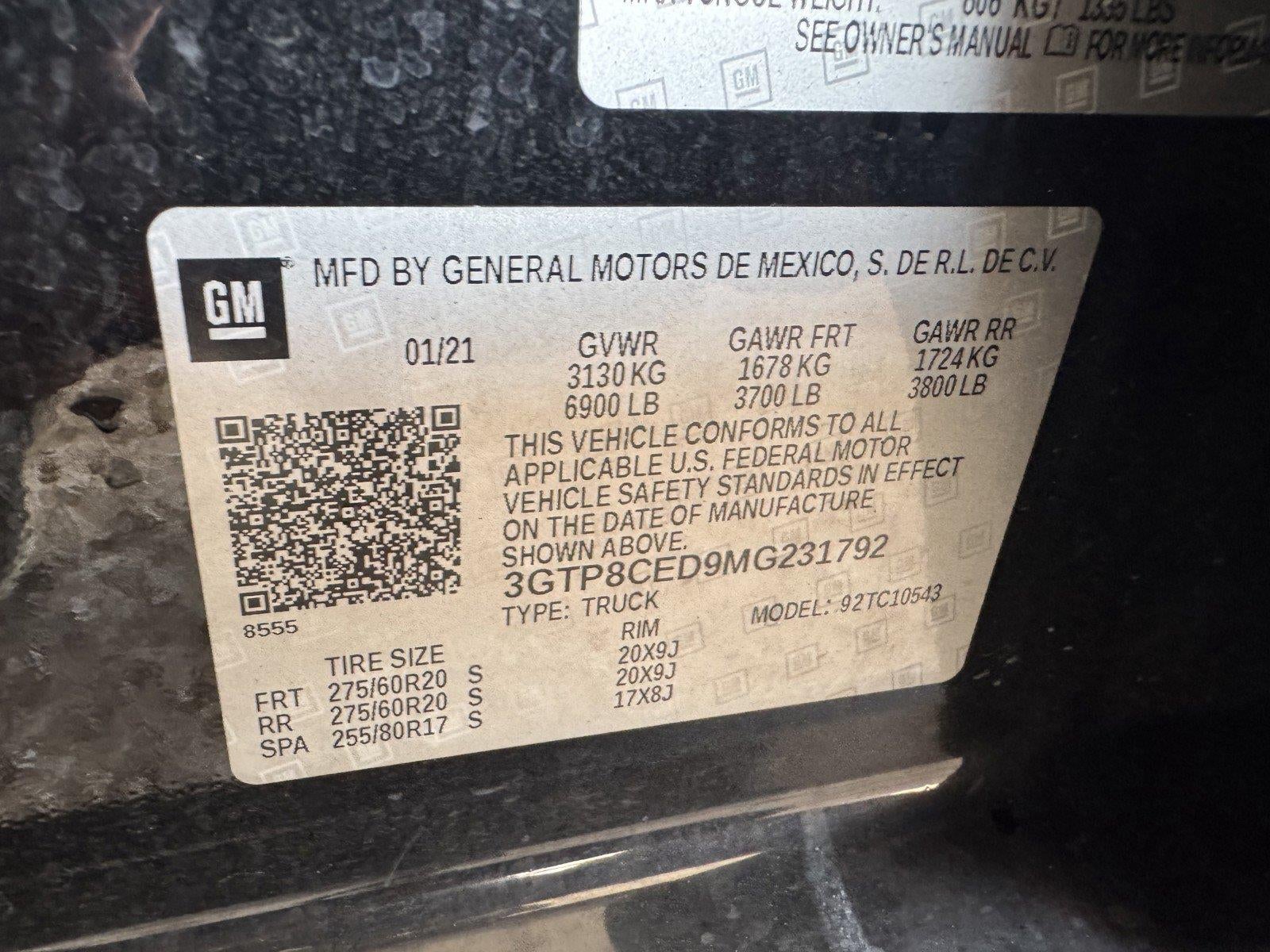 2021 GMC Sierra 1500 Elevation