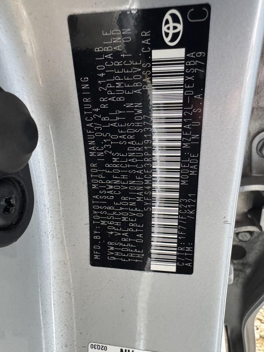 2024 Toyota Corolla SE