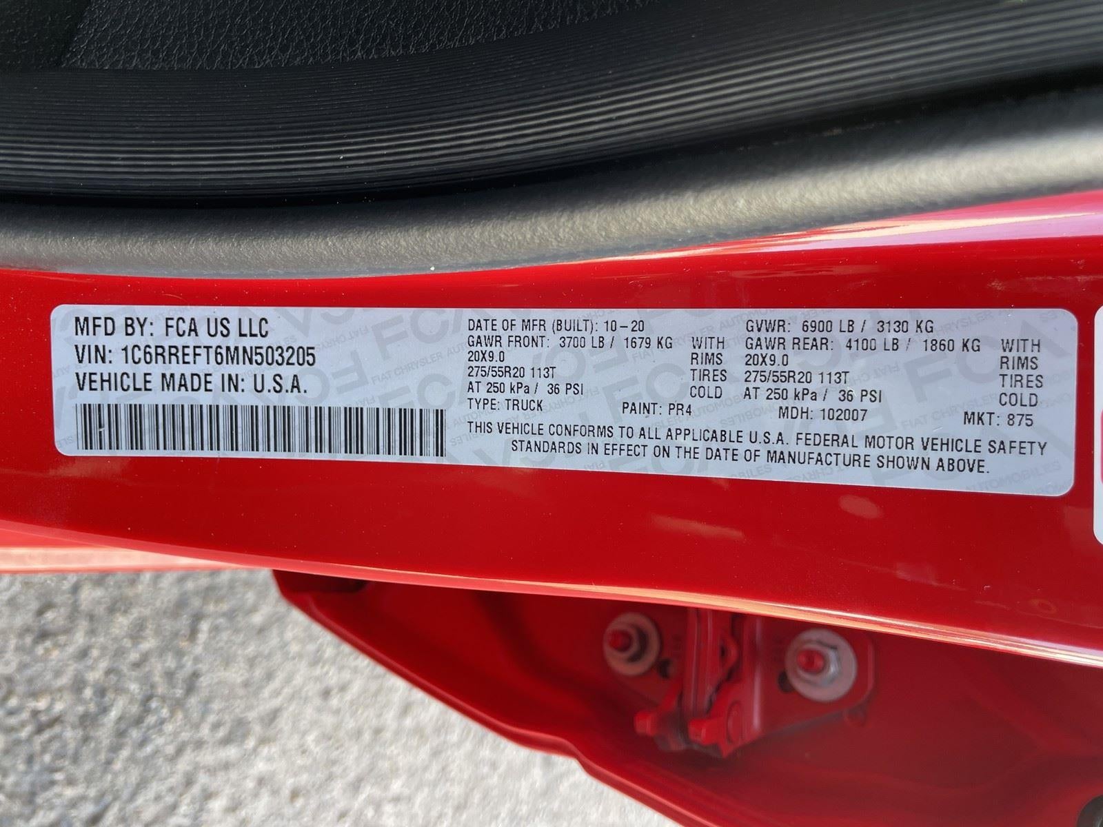 2021 RAM 1500 Lone Star