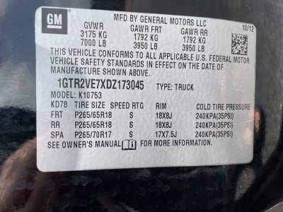 2013 GMC Sierra 1500 SLE