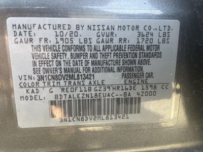 2021 Nissan Versa S