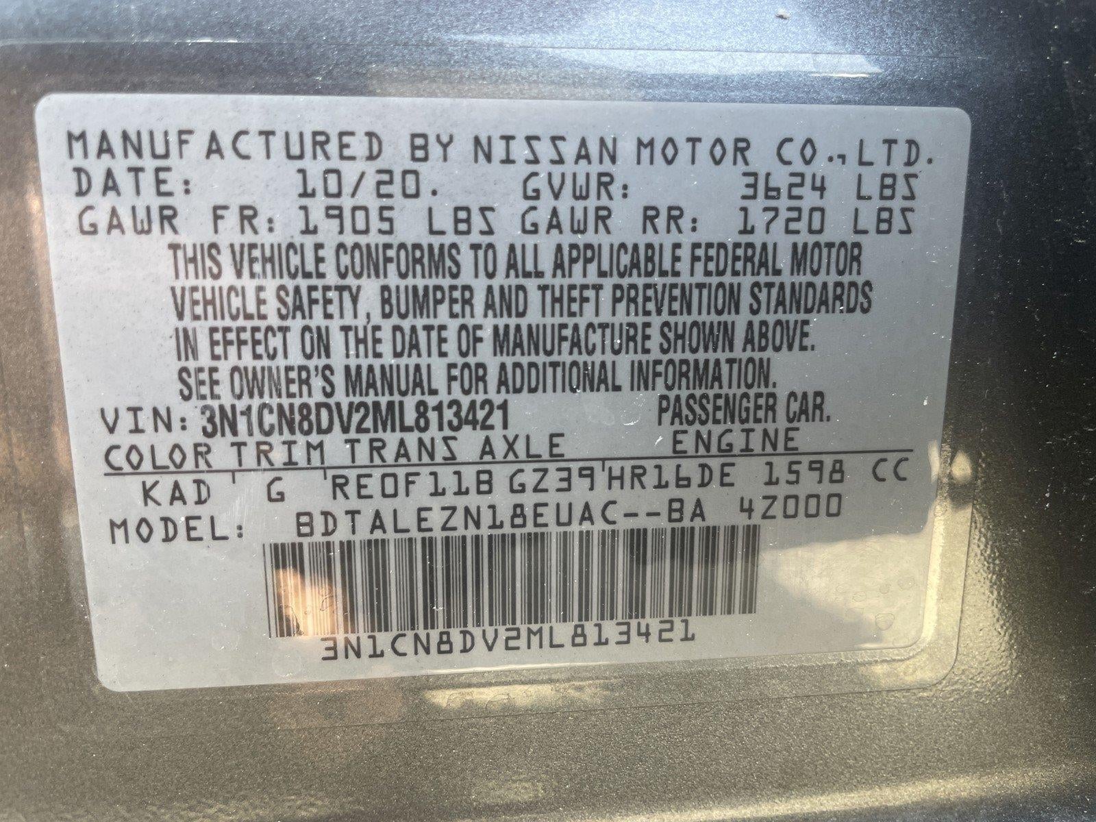 2021 Nissan Versa S