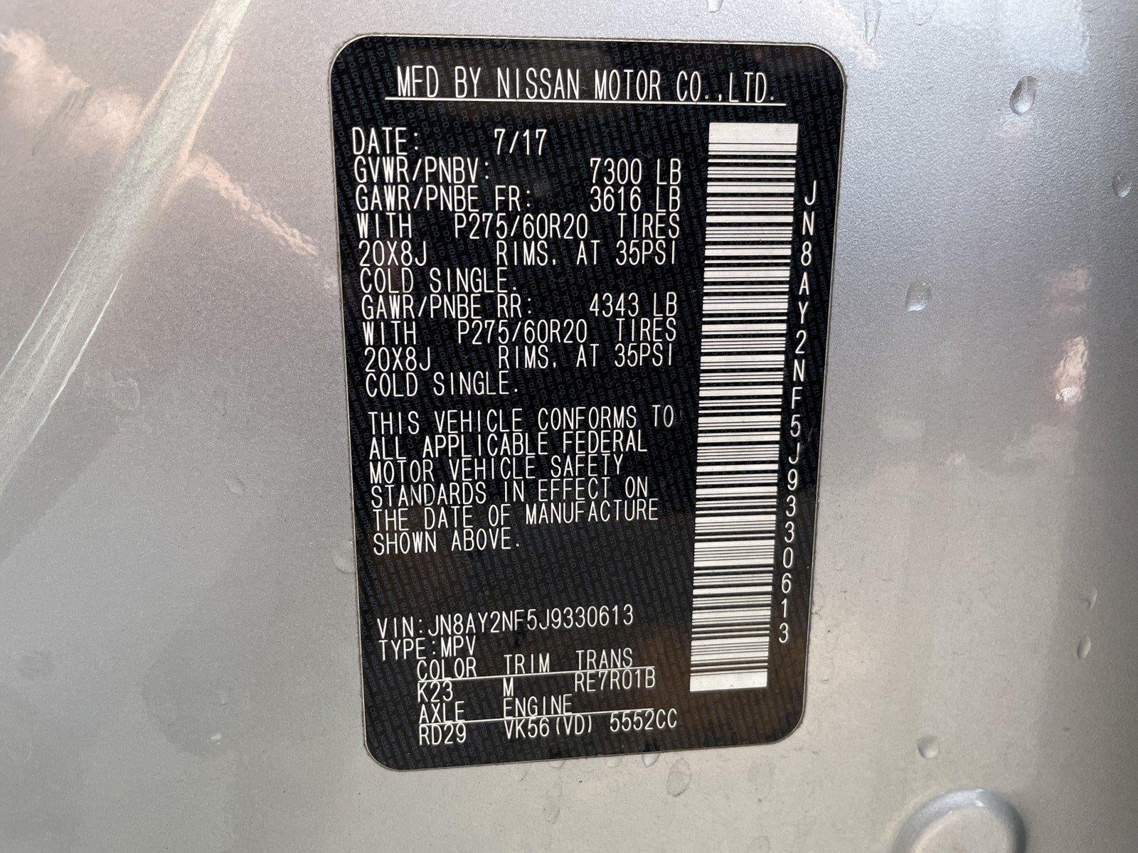 2018 Nissan Armada Platinum