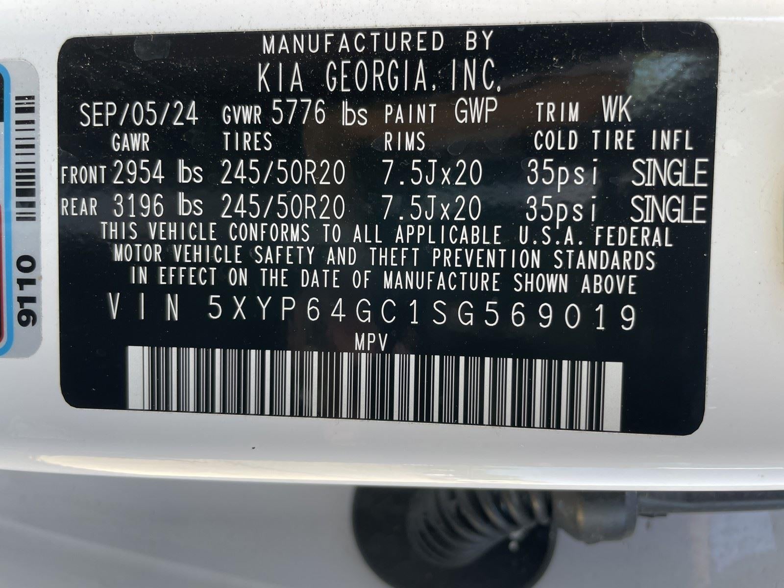 2025 Kia Telluride S