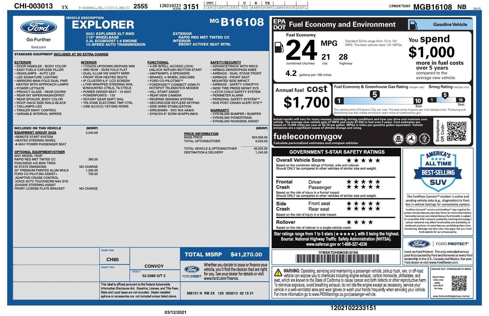 2021 Ford Explorer XLT