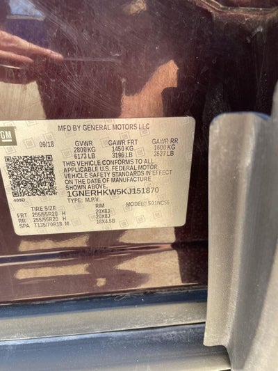 2019 Chevrolet Traverse LT Leather