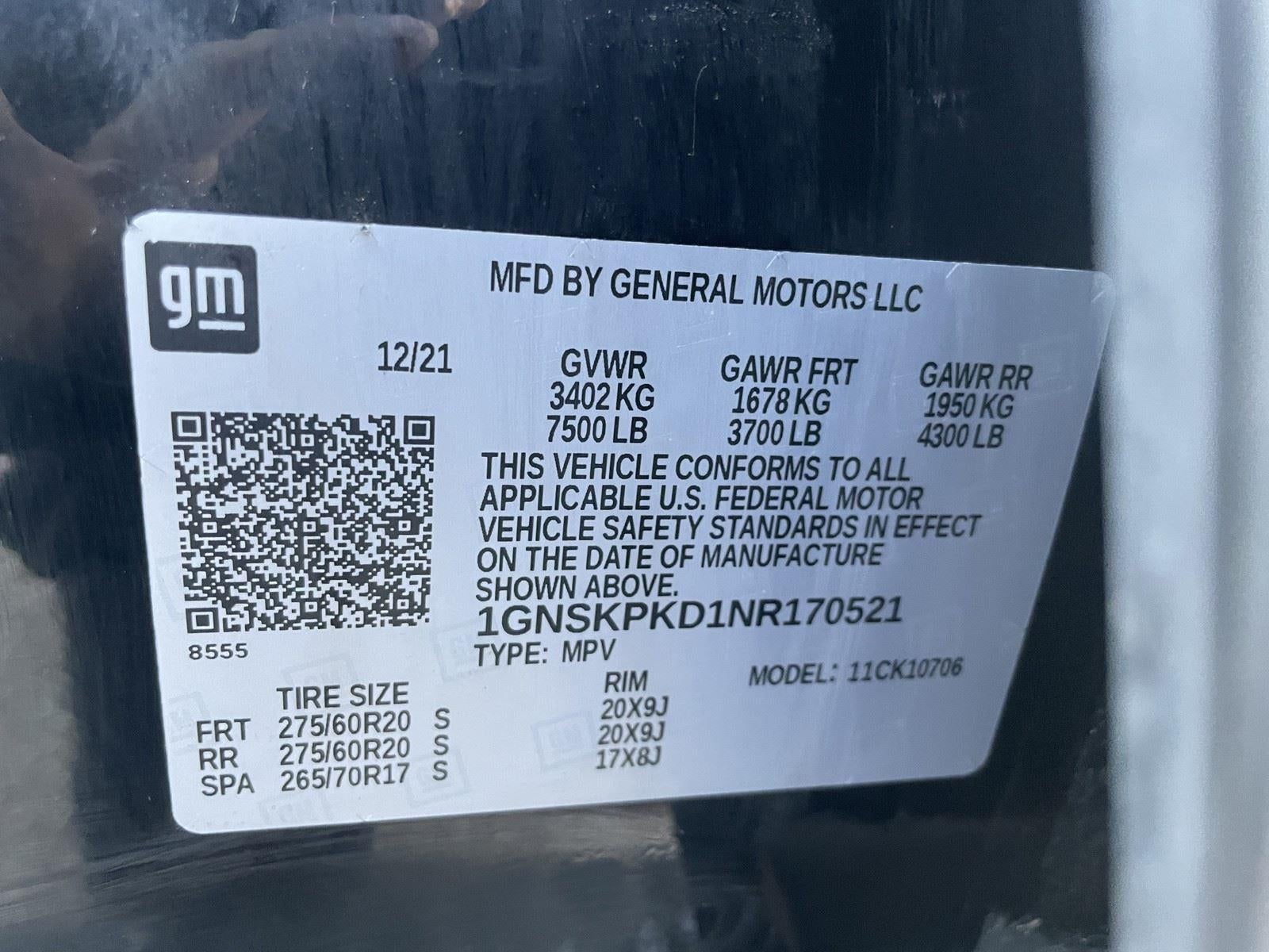 2022 Chevrolet Tahoe Z71