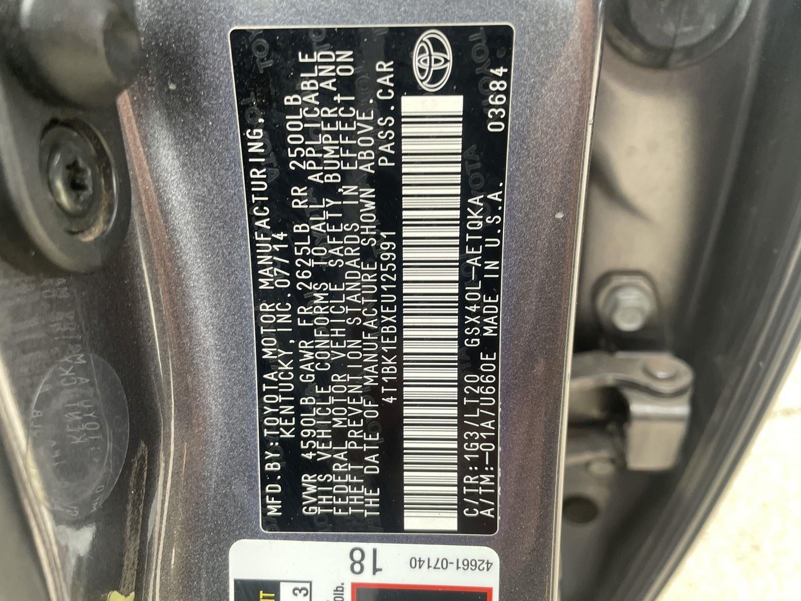 2014 Toyota Avalon Limited