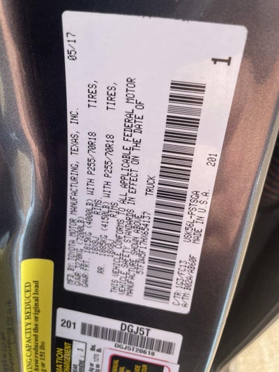 2017 Toyota Tundra SR5