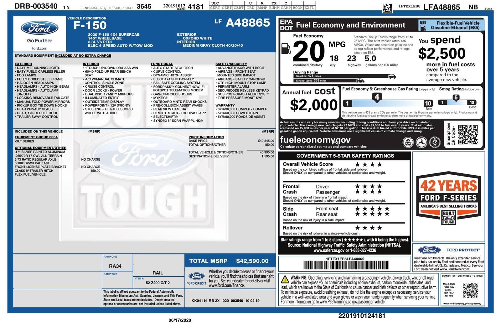 2020 Ford F-150 XLT
