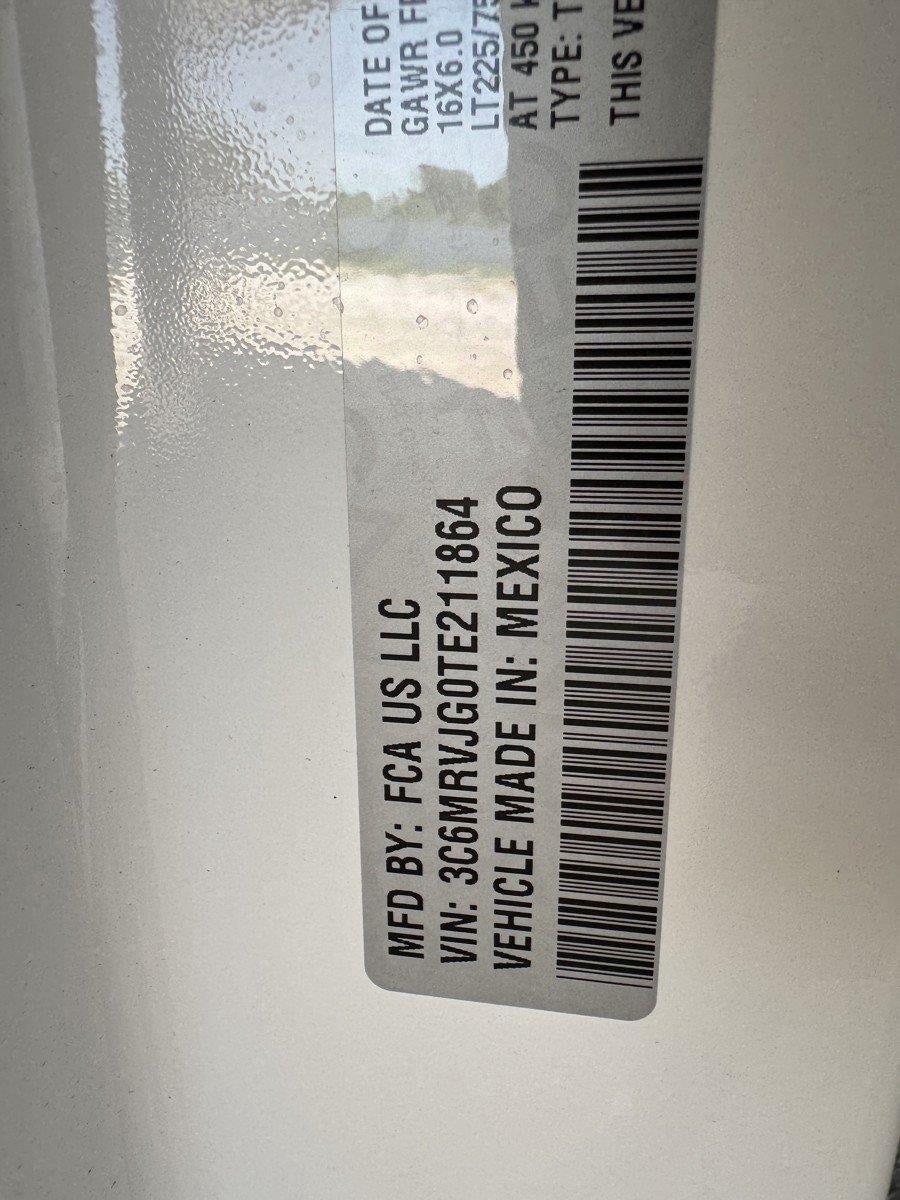 2026 RAM ProMaster 3500 RAM PROMASTER 3500 TRADESMAN CARGO VAN HIGH ROOF 159' WB EXT