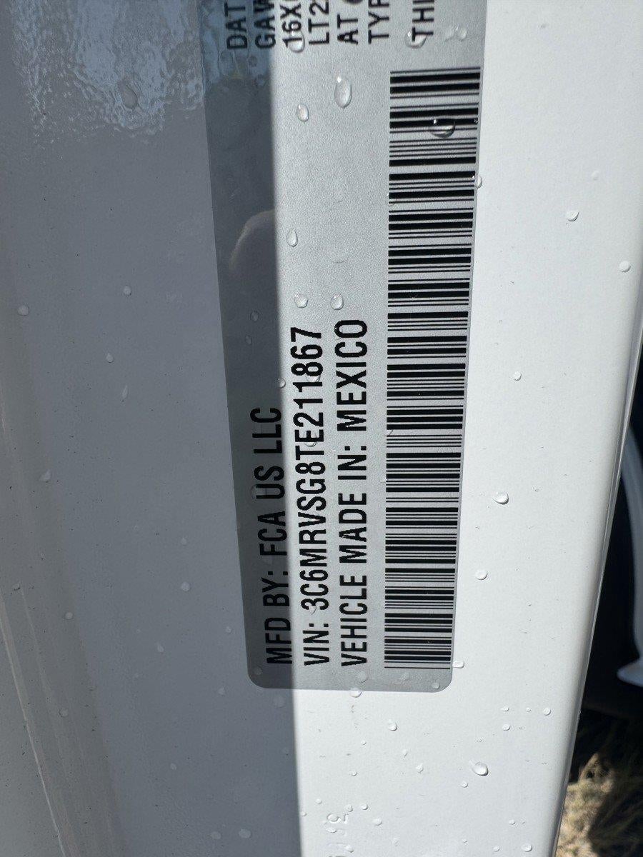 2026 RAM ProMaster 3500 RAM PROMASTER 3500 TRADESMAN CARGO VAN SUPER HIGH ROOF 159' WB EXT