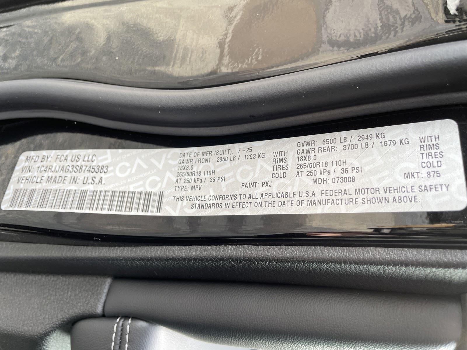 2025 Jeep Grand Cherokee GRAND CHEROKEE L LAREDO X 4X2