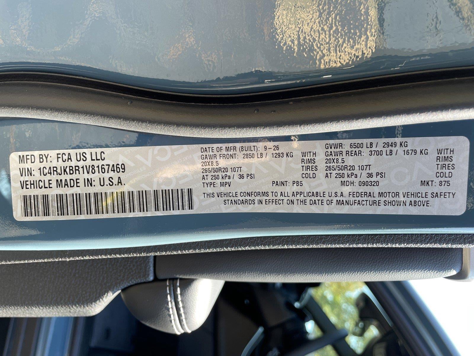 2027 Jeep Grand Cherokee GRAND CHEROKEE L LIMITED 4X4