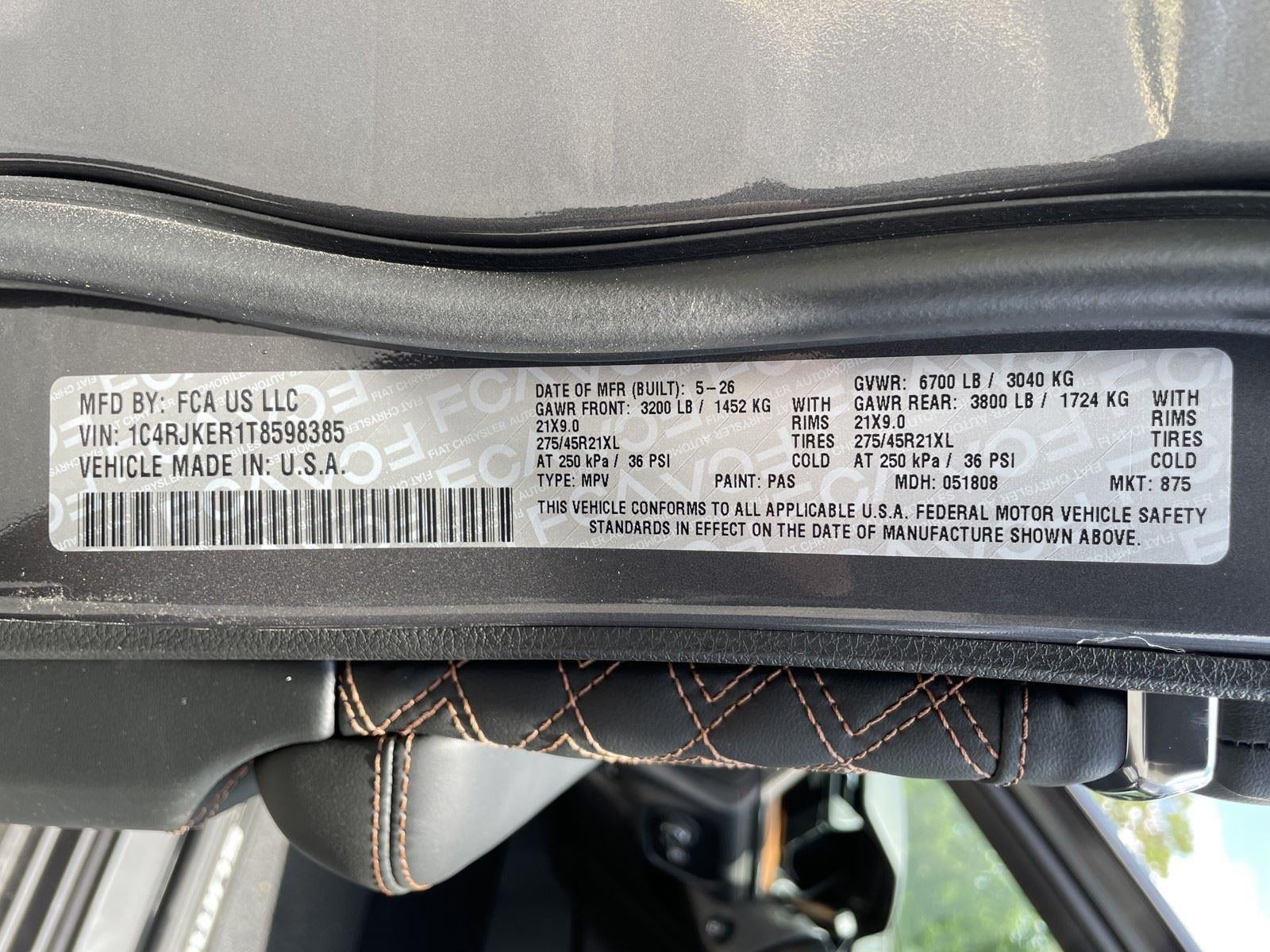 2026 Jeep Grand Cherokee GRAND CHEROKEE L SUMMIT 4X4