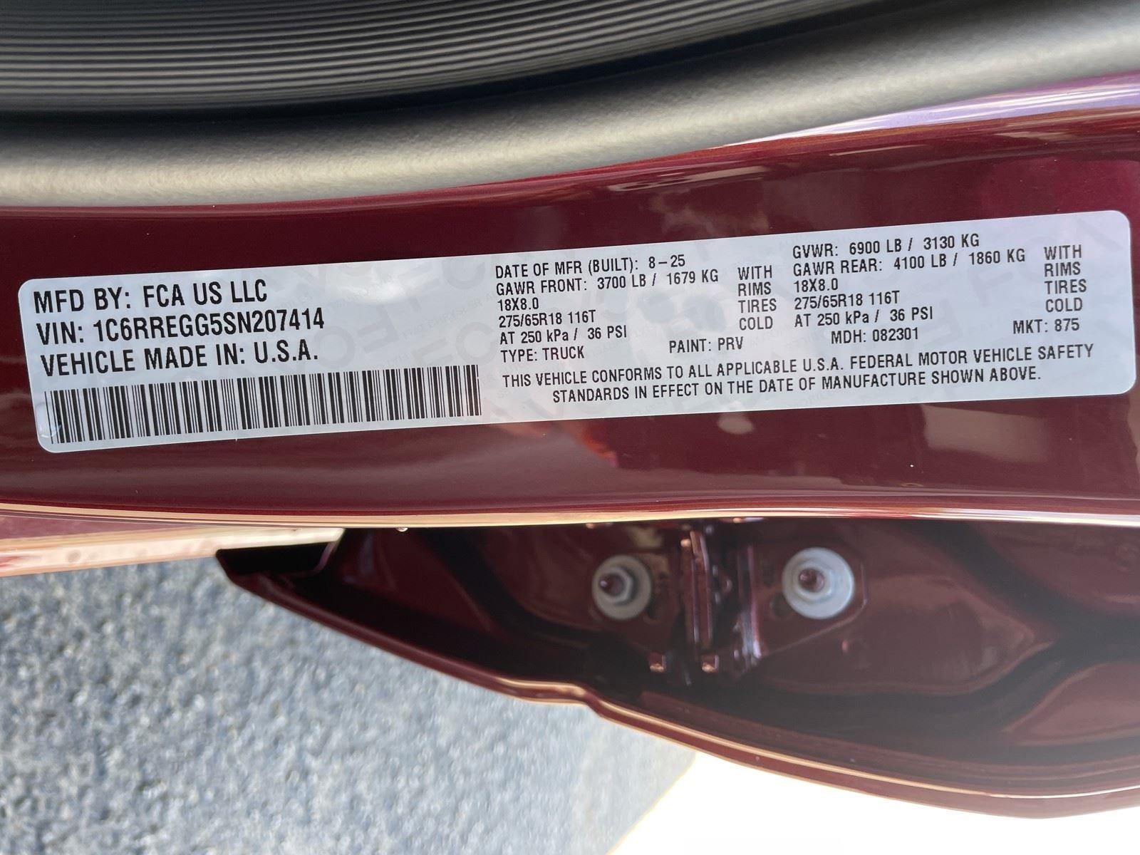 2025 RAM Ram 1500 RAM 1500 TRADESMAN CREW CAB 4X2 5'7' BOX