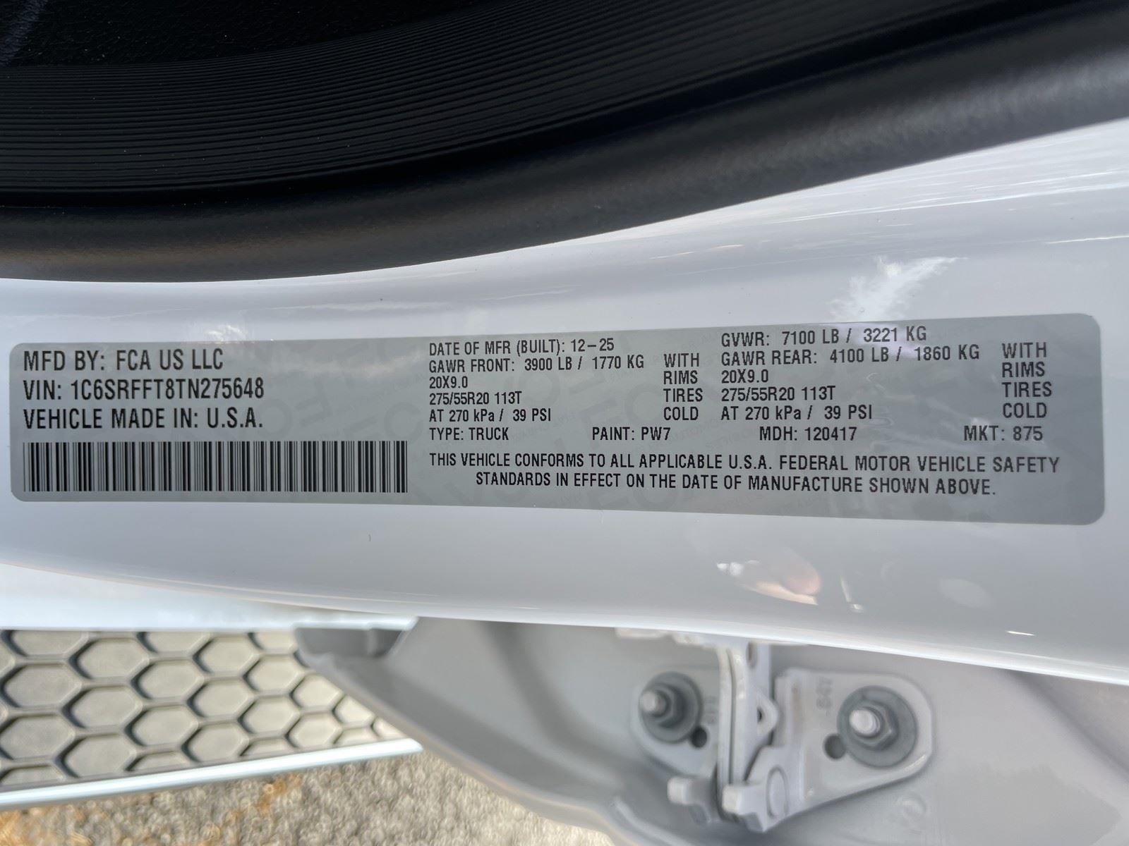 2026 RAM Ram 1500 RAM 1500 LONE STAR CREW CAB 4X4 5'7' BOX