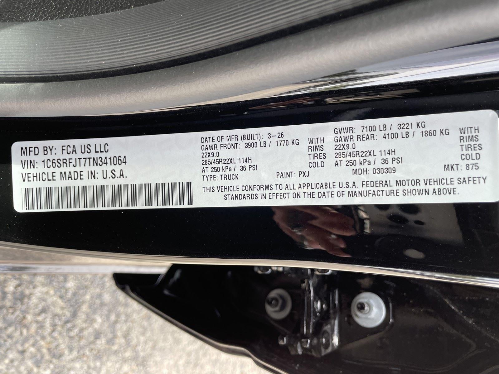 2026 RAM Ram 1500 RAM 1500 LARAMIE CREW CAB 4X4 5'7' BOX