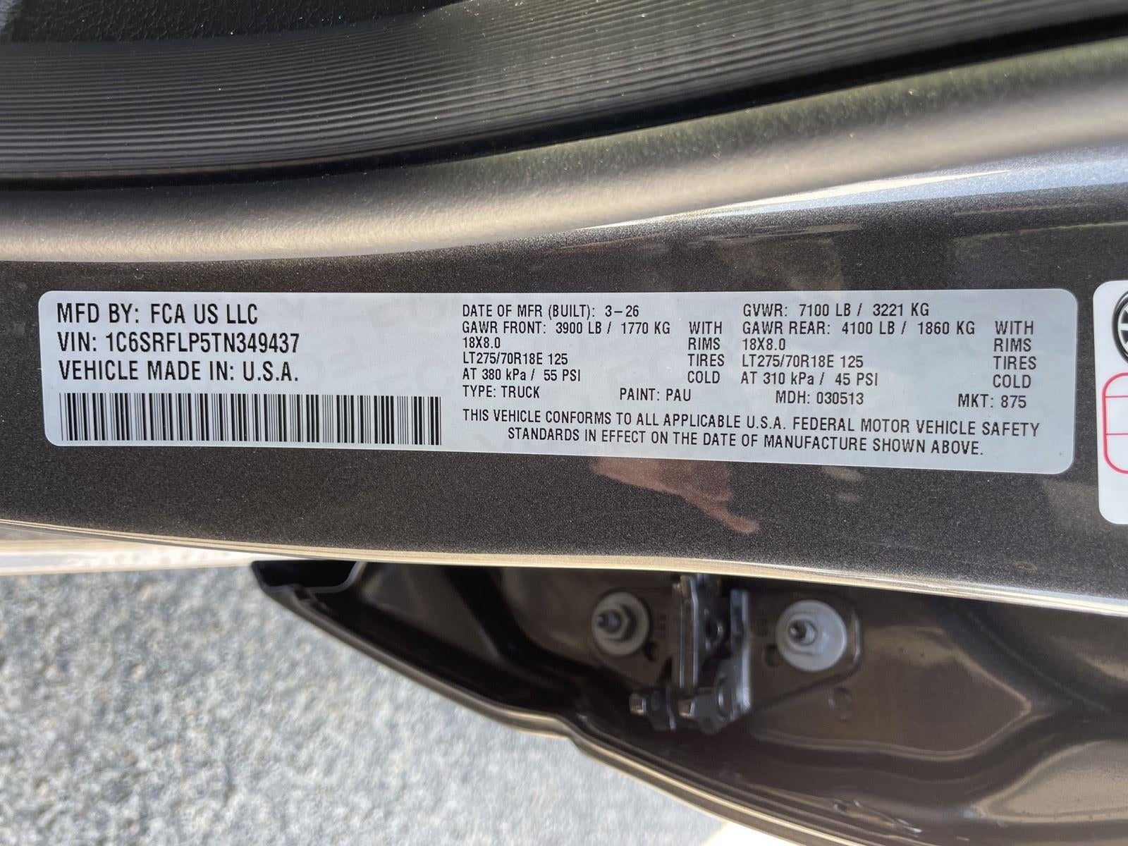 2026 RAM Ram 1500 RAM 1500 REBEL CREW CAB 4X4 5'7' BOX