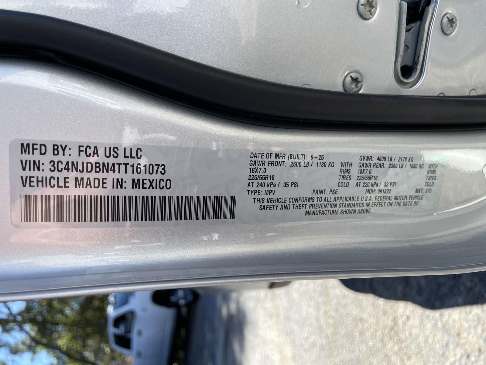 2026 Jeep Compass COMPASS LATITUDE ALTITUDE 4X4