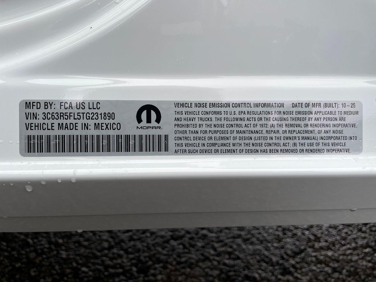 2026 RAM Ram 2500 RAM 2500 LARAMIE CREW CAB 4X4 6'4' BOX