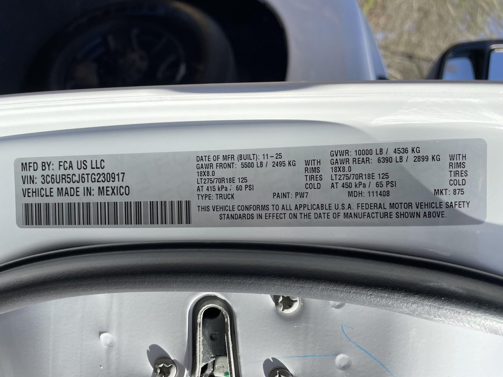 2026 RAM Ram 2500 RAM 2500 TRADESMAN CREW CAB 4X4 6'4' BOX