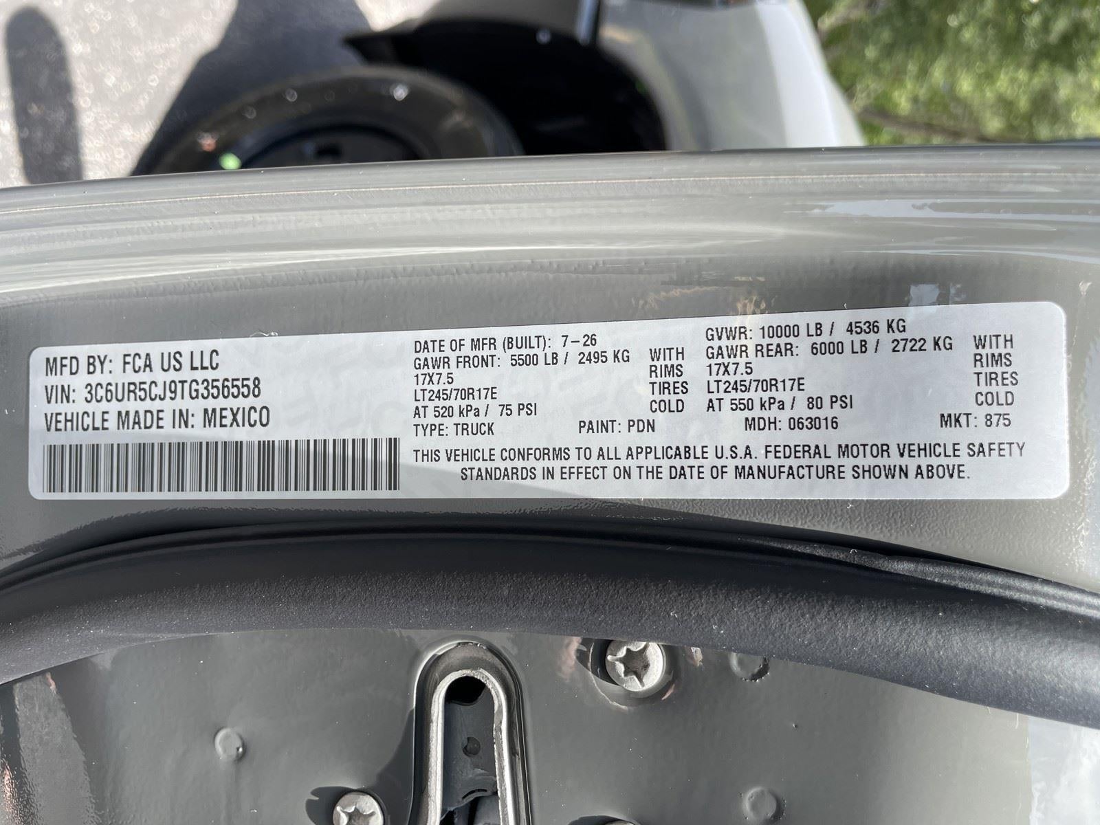 2026 RAM Ram 2500 RAM 2500 TRADESMAN CREW CAB 4X4 6'4' BOX