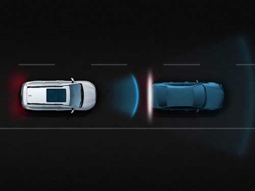 2023 Chrysler Pacifica view of car detection safety feature 