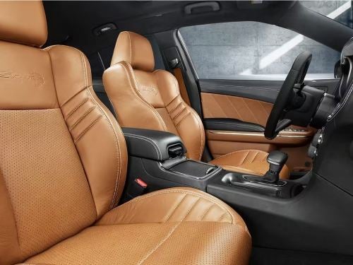 2023 Dodge Charger interior view of dash and front seats