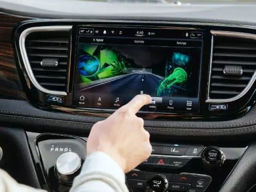 2023 Chrysler Pacifica PHEV view of touchscreen display