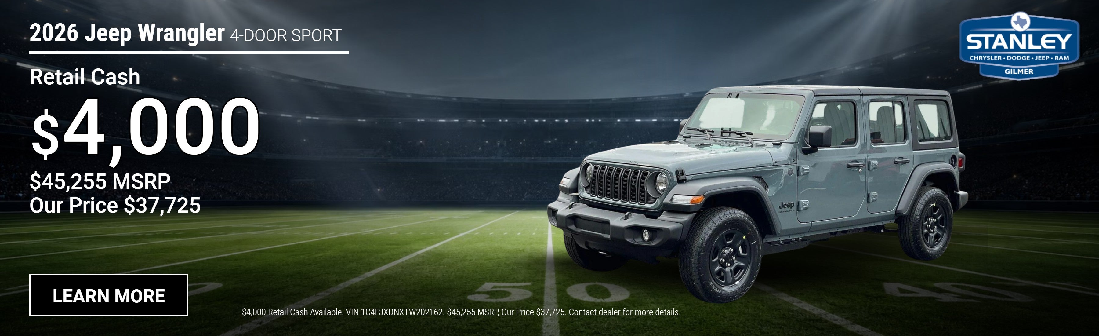 Wrangler Offer