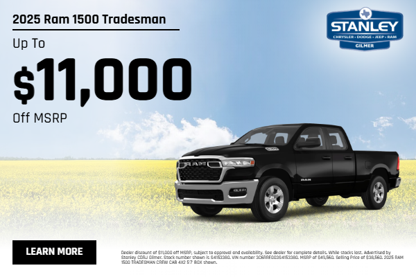 Ram 1500 Tradesman April Offer