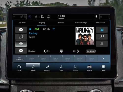 2023 RAM ProMaster close up view of touchscreen display