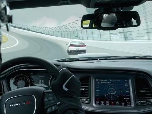 2023 Dodge Challenger view of dash area