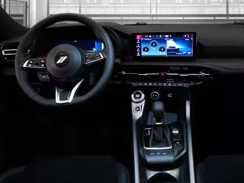 2023 Dodge Hornet view of dash and touchscreen display